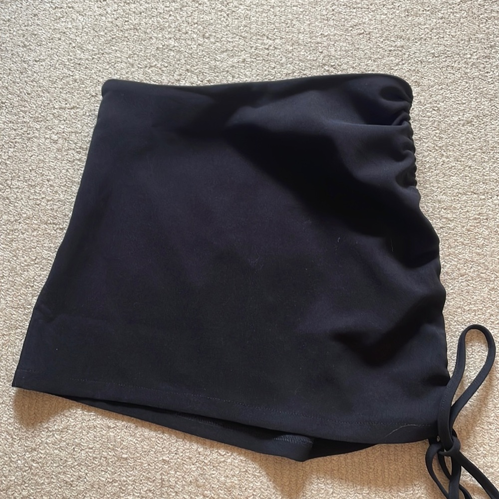 NWT Cider Small Black Zipper Skirt